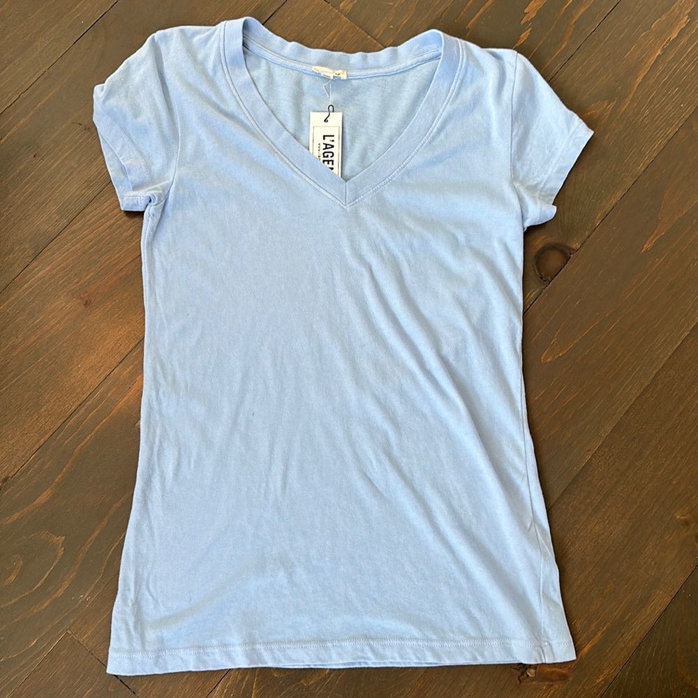 NWT L’agence Vneck T Shirt